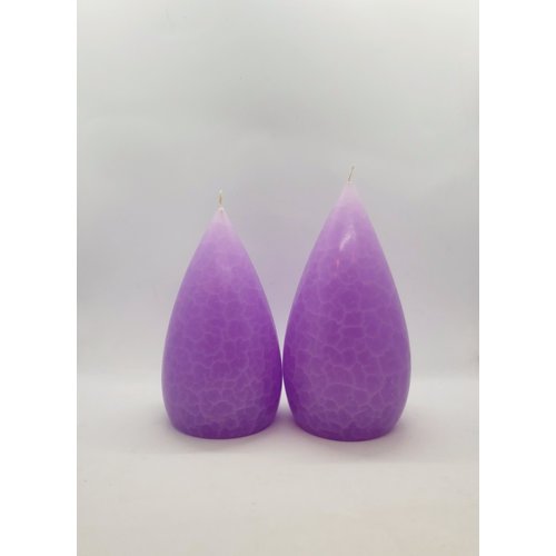 Barrick Design Candle Stout Crackle Lilac