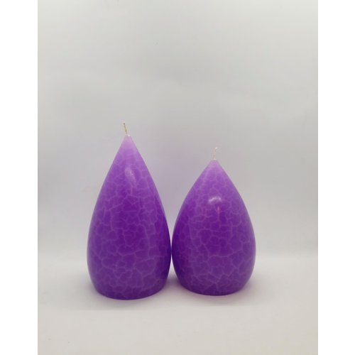 Barrick Design Candle Stout Crackle Violet Barrick Design Candle Stout Crackle Violet