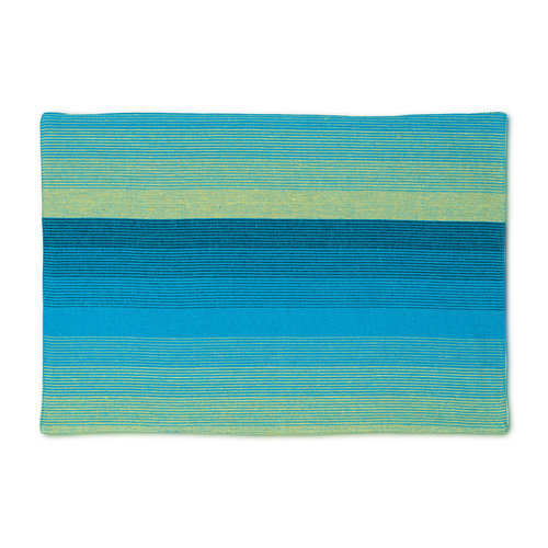Abbott Placemat Blue Ombre Stripe 13x19 ins. Abbott Placemat Blue Ombre Stripe 13x19 ins.