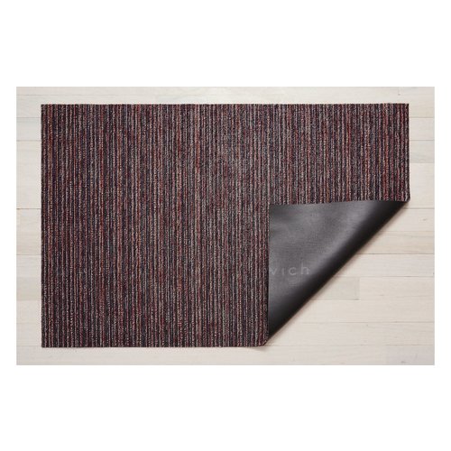 Chilewich Utility Mat Skinny Stripe Shag MULBERRY 24 x 36 inches Chilewich Utility Mat Skinny Stripe Shag MULBERRY 24 x 36 inches