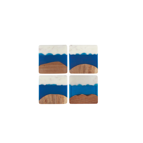Danica Coaster Skyline Azure/ Set/4 Danica Coaster Skyline Azure/ Set/4