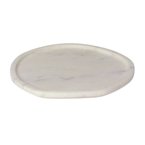 Now Designs Plate ATLAS Marble White