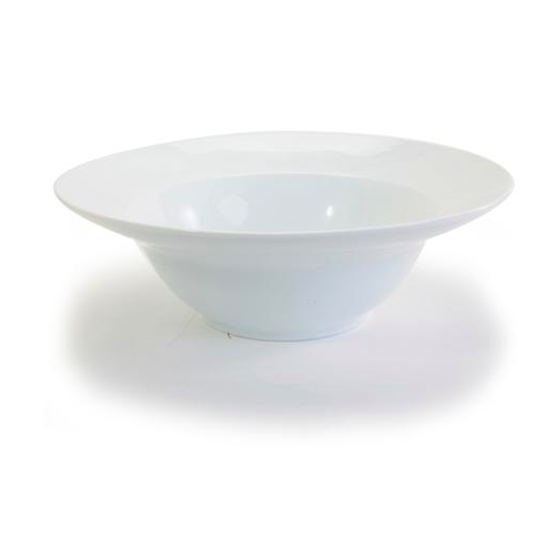Danesco Wide Rim Deep Pasta Bowl 9 ins. White Danesco Wide Rim Deep Pasta Bowl 9 ins. White