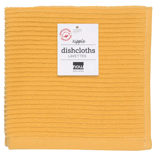 Now Designs Dishcloth Ripple Honey