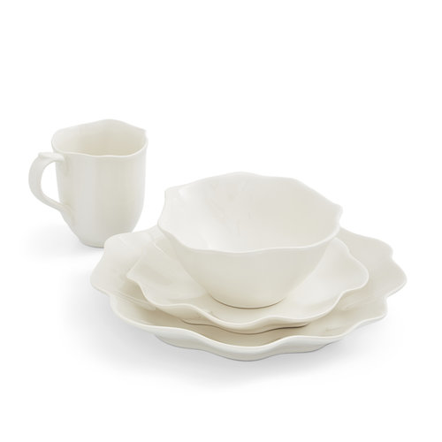 Sophie Conran FLORET 4 pc Place Setting WHITE Sophie Conran FLORET 4 pc Place Setting WHITE