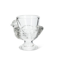 Glass Chicken Egg Cup