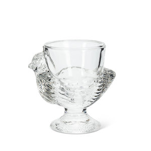 Abbott Glass Chicken Egg Cup