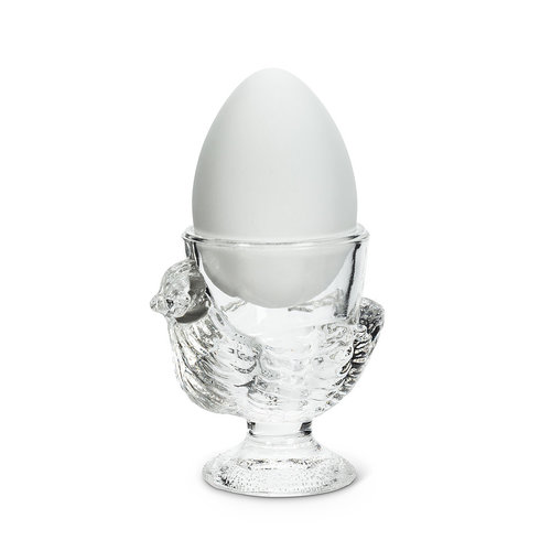 Abbott Glass Chicken Egg Cup