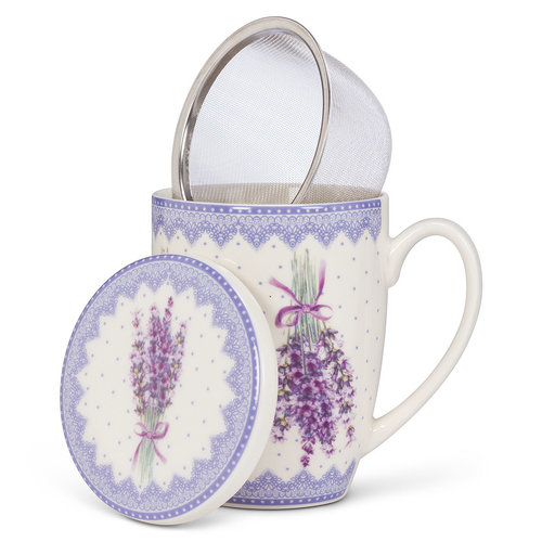 Abbott Lavender Mug & Strainer 12 oz. Abbott Lavender Mug & Strainer 12 oz.