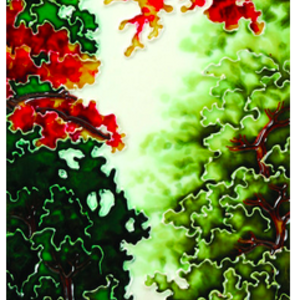 Benaya Handcrafted Art Decor Tile The Turning II 6 x 16 inches