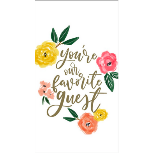 OCD Napkin Guest Paper You're our Favorite Guest