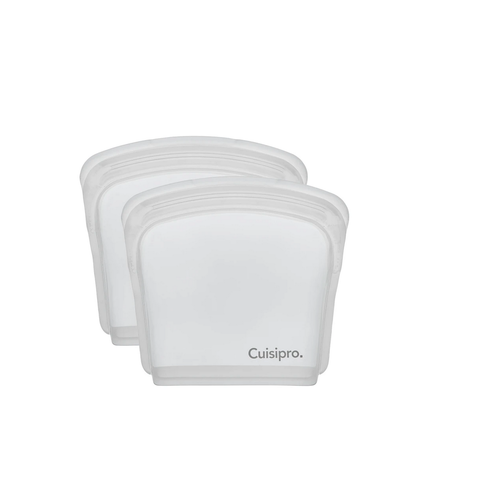 Cuisipro CUISIPRO 200ml Silicone Pack-it Bag/ Set of 2 -CLEAR Cuisipro CUISIPRO 200ml Silicone Pack-it Bag/ Set of 2 -CLEAR