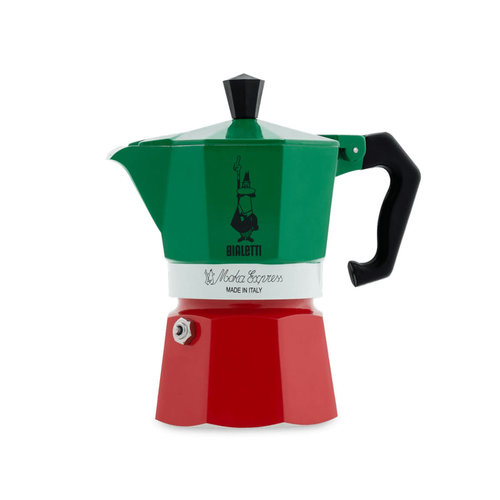 Bialetti BIALETTI Moka Espresso 3 cups TRICOLORE Bialetti BIALETTI Moka Espresso 3 cups TRICOLORE