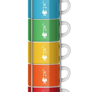 Bialetti Stackable Cup Colored/ Set of 6