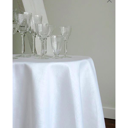 Linenway Tablecloth Stockholm White 70 ins. ROUND Linenway Tablecloth Stockholm White 70 ins. ROUND