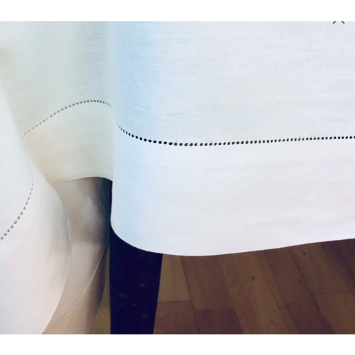 Linenway Tablecloth Stockholm White 70 x 122 ins. Linenway Tablecloth Stockholm White 70 x 122 ins.