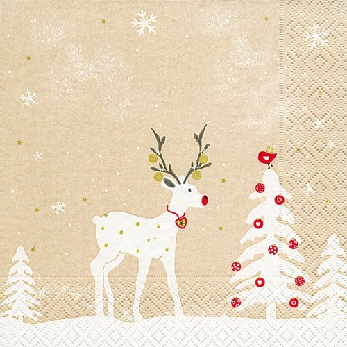 OCD Napkin Lunch Paper Cute Deer OCD Napkin Lunch Paper Cute Deer