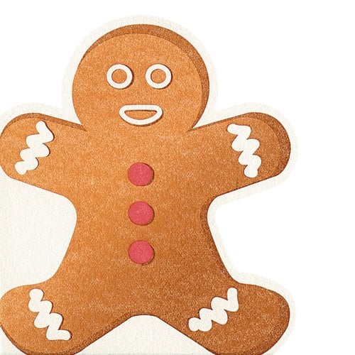 OCD GINGERBREAD Silhouette Airlaid Paper Napkins