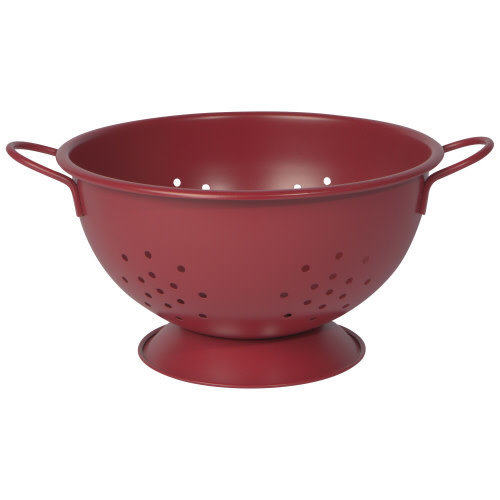 Now Designs Colander 2.69  qt Matte Carmine