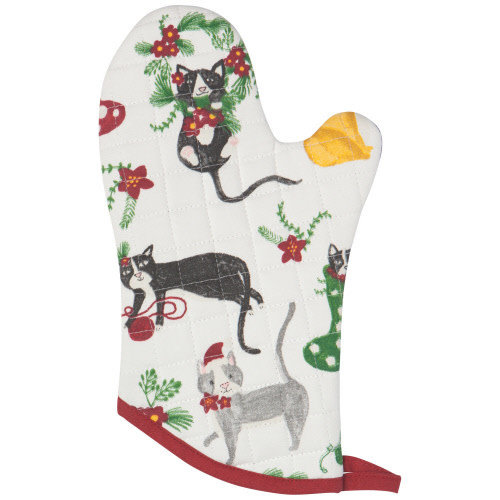 Danica MITT BASIC MEOWY XMAS/ SET OF 2 Danica MITT BASIC MEOWY XMAS/ SET OF 2