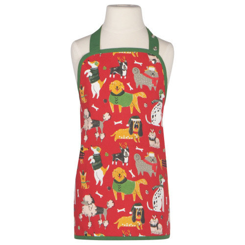 Now Designs Apron Kid Yule Dogs