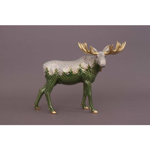 Herend CHRISTMAS MOOSE Herend CHRISTMAS MOOSE