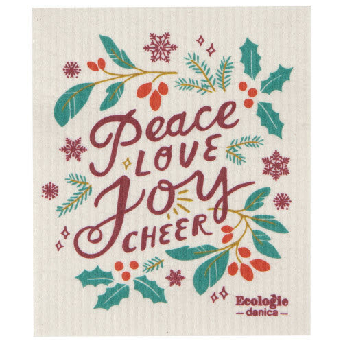 Swedish Cloth Swedish Cloth Christmas Peace & Joy Swedish Cloth Swedish Cloth Christmas Peace & Joy