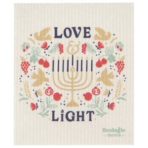 Swedish Cloth Swedish Cloth Hanukkah Love & LIght