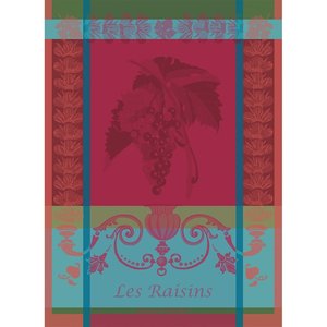 Garnier Thiebaut Garnier Thiebaut Tea Towel Les Raisins Lie De Vin