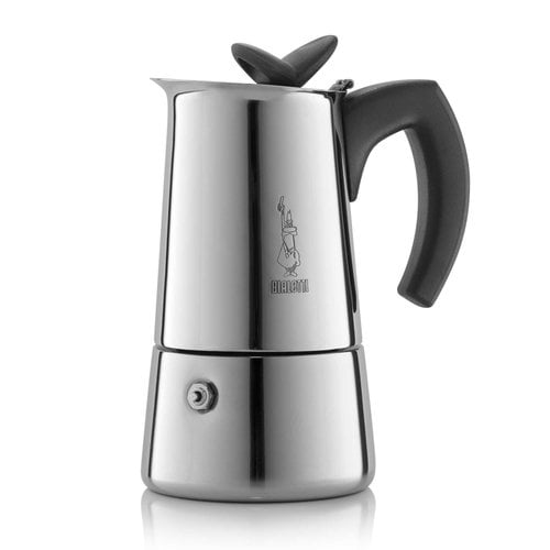 AURORA CASH & CARRY BIALETTI Musa Espresso 6 Cup  STAINLESS STEEL