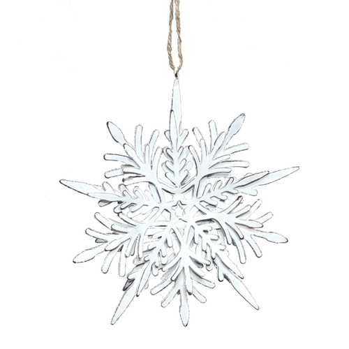 V & L Associates Inc. Metal Snowflake Ornament 6 x 6.5 ins. V & L Associates Inc. Metal Snowflake Ornament 6 x 6.5 ins.