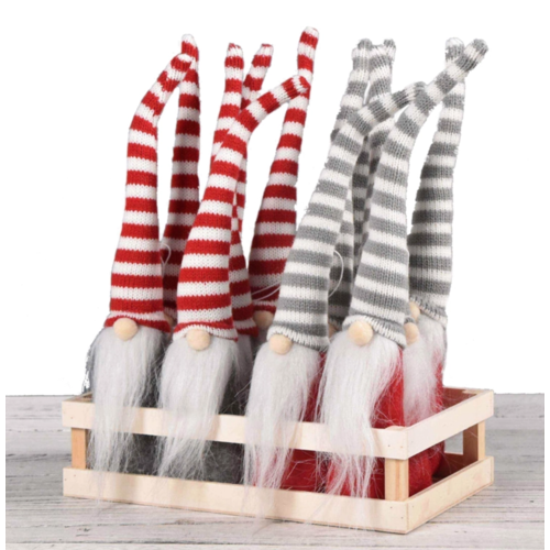 V & L Associates Inc. Gnome Ornament Red/Grey 2x11 ins. V & L Associates Inc. Gnome Ornament Red/Grey 2x11 ins.