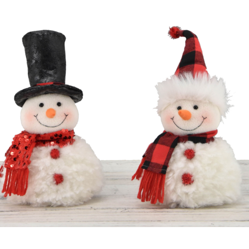 V & L Associates Inc. STANDING SNOWMAN w/Red Scarf 7 ins. V & L Associates Inc. STANDING SNOWMAN w/Red Scarf 7 ins.