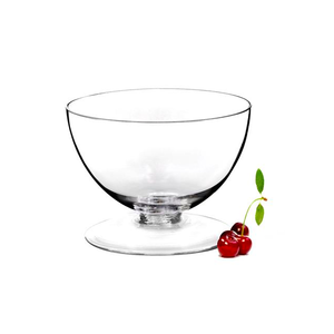 Natural Living Glass Pedestal Bowl 17.5cm