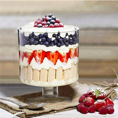 Natural Living Trifle Glass Bowl 14.5cm Natural Living Trifle Glass Bowl 14.5cm