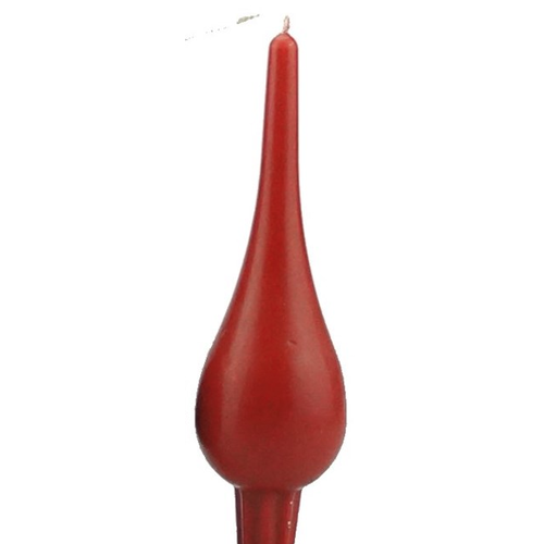 Diana Drop Shaped Candle Dark Red