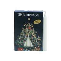 Danish Candle Christmas Tree Pack of 20 White