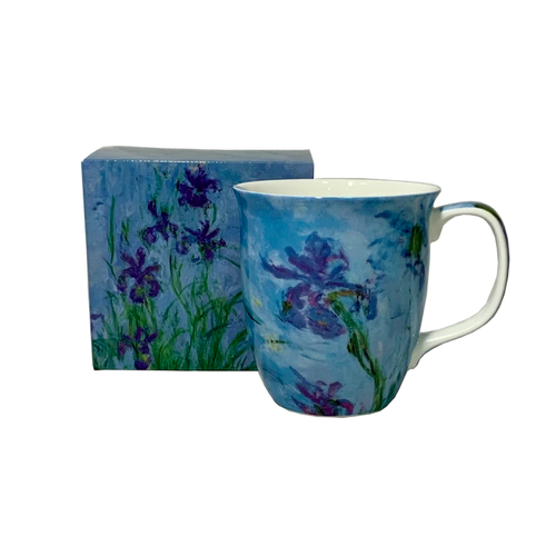Rob McIntosh MUG Monet Lilac Irises Java- BONE CHINA Rob McIntosh MUG Monet Lilac Irises Java- BONE CHINA