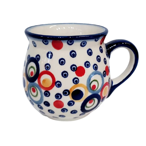 Polish Pottery Mug small 220mL *UNIKAT* HAPPY BUBBLES Polish Pottery Mug small 220mL *UNIKAT* HAPPY BUBBLES