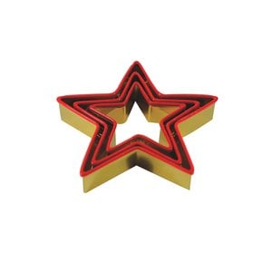 Maison Plus Cookie Cutter Star Gold and Red