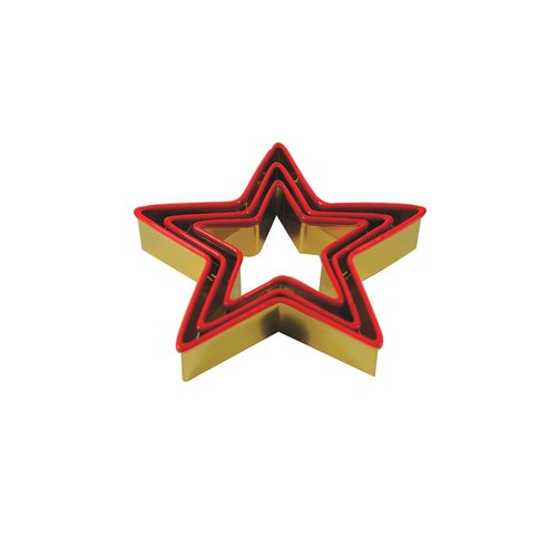 Maison Plus Cookie Cutter Star Gold and Red