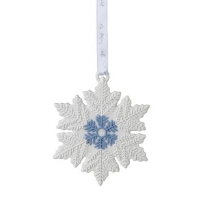 Wedgewood Christmas Snowflake Ornament White WEDGEWOOD