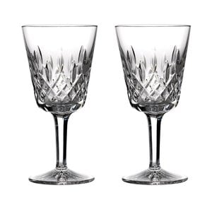 Waterford Lismore Classic Goblet 10 oz Set of 2 Waterford Lismore Classic Goblet 10 oz Set of 2