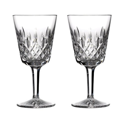Waterford LISMORE Classic Goblet 10 oz Set of 2 Waterford LISMORE Classic Goblet 10 oz Set of 2