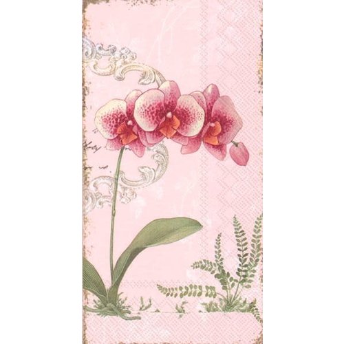 IHR Guest Napkin Paper L'ORCHIDEE LIGHT ROSE