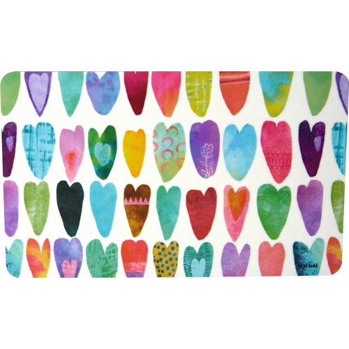 IHR Melamine Breakfast Board RAINBOW HEARTS IHR Melamine Breakfast Board RAINBOW HEARTS