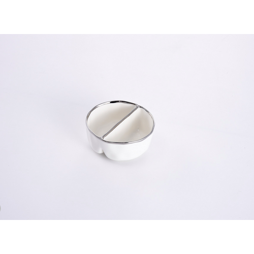 SMALL 2-SECTION SERVING BOWL SMALL 2-SECTION SERVING BOWL