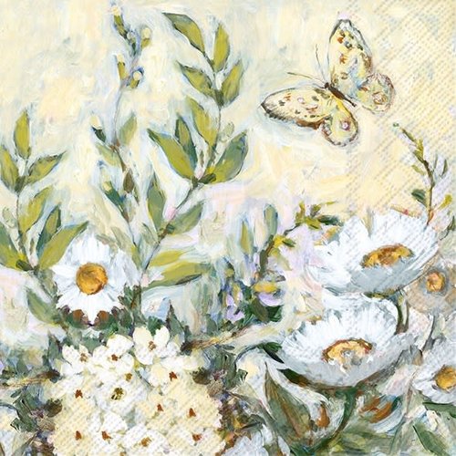 IHR Napkin Lunch Paper DAISY FLOWER IHR Napkin Lunch Paper DAISY FLOWER