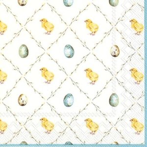 IHR Napkin Lunch Paper EASTER SQUARE