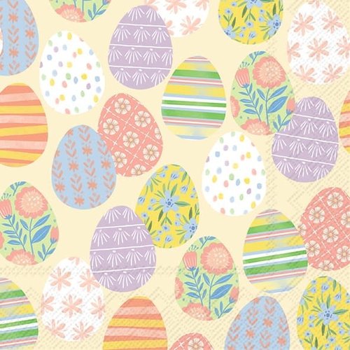 IHR Napkin Cocktail Paper EGGSTRA EGGS CREAM IHR Napkin Cocktail Paper EGGSTRA EGGS CREAM